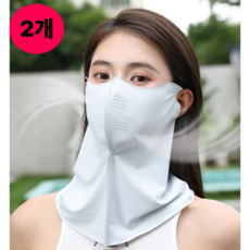 엔볼리 1+1 숨쉬기편한 자외선차단 골프 새부리형 스포츠마스크 남성여성, 그레이+그레이, 1개