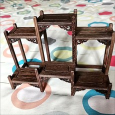 雞翅木 中式 博古架 茶具 展示架 尺寸長34cm 寬14.5cm 高25cm, 商品主圖, 1個