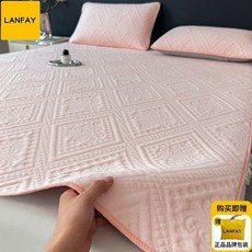 LANFAY 抗菌透氣床墊, 菱影蔓花-櫻花粉