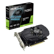 ASUS Phoenix NVIDIA GeForce GTX 1650 OC 에디션 게이밍 그래픽 카드 (PCIe 3.0 4GB GDDR6 메모리 HDMI 2.0 디스플레이 포, ASUS Phoenix NVIDIA GeForce GT