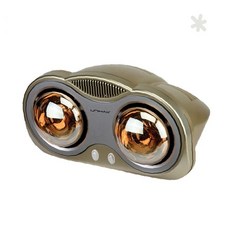 욕실 램프형 온열기 이구 화장실 순간발열 벽부착식 탈의실 난방용품 적외선 전구식, 상세페이지 참조