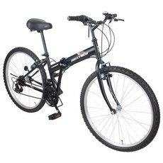 2026 삼천리자전거 시애틀F 26 접이식 자전거 21단 출퇴근 통학 생활용 폴딩 MTB, 170cm, 1개, 블랙/미조립박스