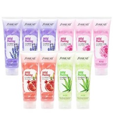 샤카트 페이스&바디 필링젤 200ml 10개(로즈3+라벤더3+알로에2+석류2)