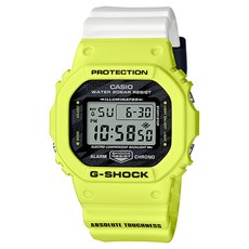 지샥 G-SHOCK 비비드 컬러 옐로우 화이트 스페셜 에디션 시계 DW-5600TGA-9 569505