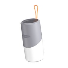 無線藍牙音箱 帶RGB燈 戶外便攜小音響 氛圍燈 TWS互聯 可插卡 (72H發貨臺灣), 灰色