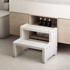 나무 계단식 디딤대 발받침 사다리 스텝 스툴 보조, 50x35cm 2단 티크, 상세 페이지 참고, 10. 티크 50x35cm 2단