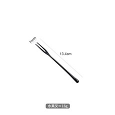 西餐具套裝 複古做舊黑色 牛排刀叉 咖啡勺 水果叉, 1個