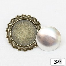 [다핸] 자수용브로치, 매화브로치, 3개