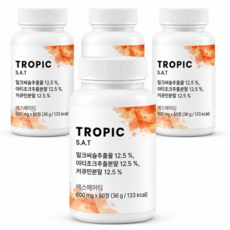Tropic SAT 실리마린 아티초크 밀크시슬, 4개, 60정