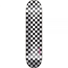 [ 874728 ] 스피드 데몬스 체커보드 데크 (검정색/흰색 7.5인치), 검정/흰색