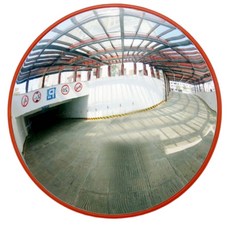 스톰가드 도로 반사경 실내 실외 도로 곡면거올, 오렌지, 1개