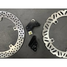 FTT永輪車業 小阿魯 GSX R150 S150 前碟盤加大含卡座套裝組, 1個, 320mm