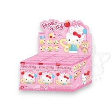 名創優品 HELLO KITTY 氣球慶典系列盲盒 盲抽 一中盒6入, 一中盒(請下標6次) Y6034, 1個