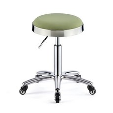 스텐 스툴 의자 발톱 철 단일 블랙 이동식 인테리어 진료 간이 미용실, 1개, AH. 녹색 단일 라인 광동 발톱 업그레이드 휠