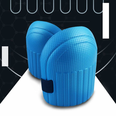 무릎보호대 쿠션형 작업용 타일 밭일 청소 슬립방지 2p, 블랙, 1개, 무릅보호대 블랙