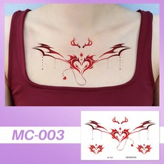 大邱紋身貼紙 MC-005 圖騰刺青貼紙, 1個, MC-003