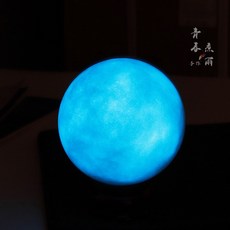 야명주 천연 야광석 광물 크리스탈 야광 원석 레이크블루레이30mm, 5-블루레이25mm