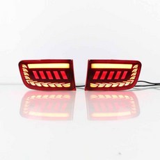 03年豐田霸道后杠燈03-09豐田霸道剎車燈普拉多警示燈, 1個, 龍鱗款紅色接線（單只價）,標準