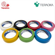 TERAOKA 테라오카 4140 이지컷 보양테이프 건축 도장 양생 7가지 색상, 100mm, 노랑, 1개