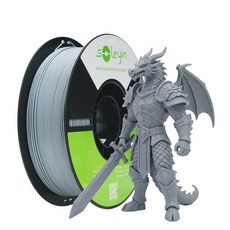 Creality Soleyin Ultra PLA 입문 3d 프린터 소모품 고속 인쇄로 안전하고 친환경적입니다 1kg, 회색