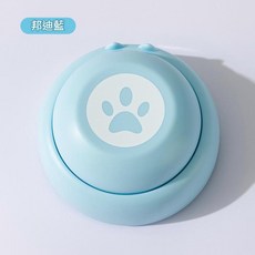 寵物互動發聲按鈕玩具, 1個裝 邦迪藍, 1個