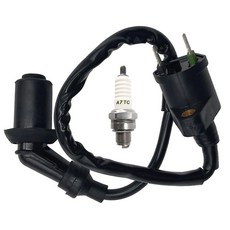 GY6 레이싱 점화 코일 레이싱 점화 코일 전극 SSR 125 A7TC 스파크 플러그 50CC 150CC 110CC 125CC 80CC 90CC 중국 ATV 고 카트 피트 더트, 1개