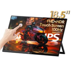 ZEUSLAP 18 터치 스위치 스크린 전화 SRGB 휴대용 스탠드 100HZ 홀더 노트북 모니터, EU 플러그