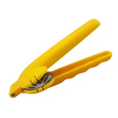 너트 크래커 쉘러 퀵 클립 간편한 조작 수동 호두 펜치 미끄럼 방지 손잡이, 1. Yellow, 1개