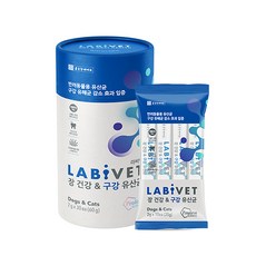 종근당 라비벳 장 건강 & 구강 유산균 60g (2gx30p), 30회분, 구강/치석관리+장건강, 1개