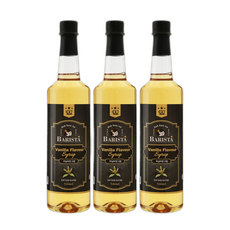 바리스타 바닐라 커피시럽 X-카페시럽, 750ml, 3개