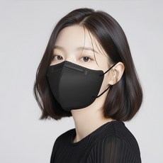 KF94 새부리형 컬러마스크 중형 100매, (N) 중형 블랙, 1개