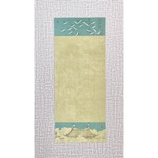 正大筆莊 蠟染瑞鶴圖手札 半生熟宣 書法小品 蠟染小品 蠟染瑞鶴 瑞鶴圖手札 約14x34cm, 1個