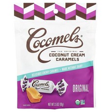 코코멜 코코넛 크림 캐러멜 3.5온스 99g Cocomels Coconut Cream Caramels 3.5oz, Cocomels 코코넛 크림 캐러멜 99g(3.5온스), 1