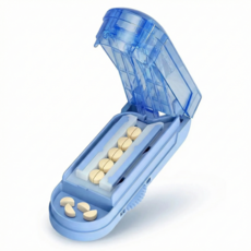 온스텔라 다중절단 알약 커팅기 케이스, 1개, 파랑