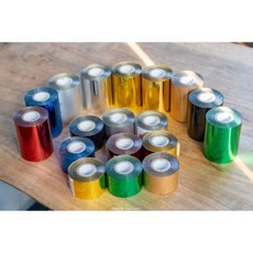 드림팩토리 불박지 FOIL 불박 금박 은박 먹박, 무광실버, 40mm, 1개