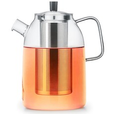 Sama DOYO 尚明 直火不鏽鋼濾網耐熱玻璃茶壺 TZ005, 單一顏色, 2L