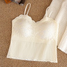 吊帶女背心帶胸墊內搭上衣U領性感美背辣妹外穿打底運動免穿文胸