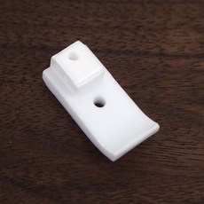 오렌지미싱 상아 테프론노루발 플라스틱 PVC뿔 공업용 재봉틀, 1개, 광폭통바닥형(9-14H)