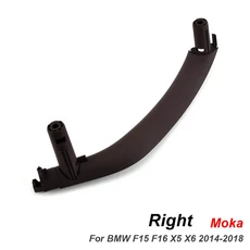 BMW X5 X6 F15 F16 2014 2015 2016 2017 2018 자동차 ABS 인테리어 도어 당김 핸들 트림 커버 블랙 베이지, Right Moka