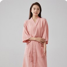 浴袍雙層紗布女士可穿式浴巾春款柔軟吸水舒適浴裙長款家居服