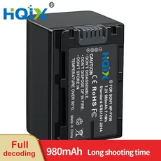호환 HQIX 소니 HDR-CX150 카메라 NP-FV50 충전기 배터리, 05 Battery