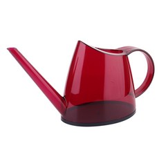 SEISHIN 澆花壺 長嘴 1.4L 北歐風 園藝工具, 透明紅, 1個