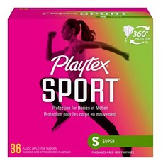 [PLAYTEX] 스포츠 슈퍼 36 탐폰, 1개