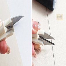 [아쿠아노바] 실가위 실밥가위 가위집 털실 미싱 쪽가위 실밥제거가위, 1개