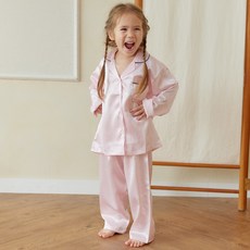 PINGCOCO 孩童兩件式質感9分袖睡衣褲組