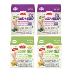 베베스트 칼슘 츄러스 4종세트, 1세트, 182g, 칼슘츄러스(블루베리2개+야채2개)