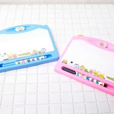 캐릭터 미니 화이트보드 핑크 물백묵 메모보드 칠판kkr2+2vxq