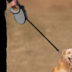 니즈플리 원터치 브레이크 강아지긴리드줄 애견산책줄 애견산책용품 자동리드줄5M 반려동물리드줄, 3M