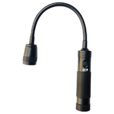 雷神LED多功能工作燈 2000mAh蛇燈 手電筒 軟管燈 T6工作燈 強力磁鐵, 黑色, 1個