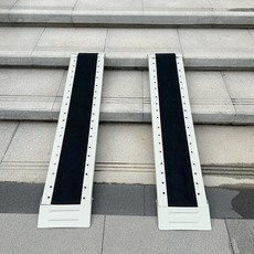 경사로 발판 사다리 특수 오토바이 미끄럼 방지 경사판, 하단 접이식-설치 불필요